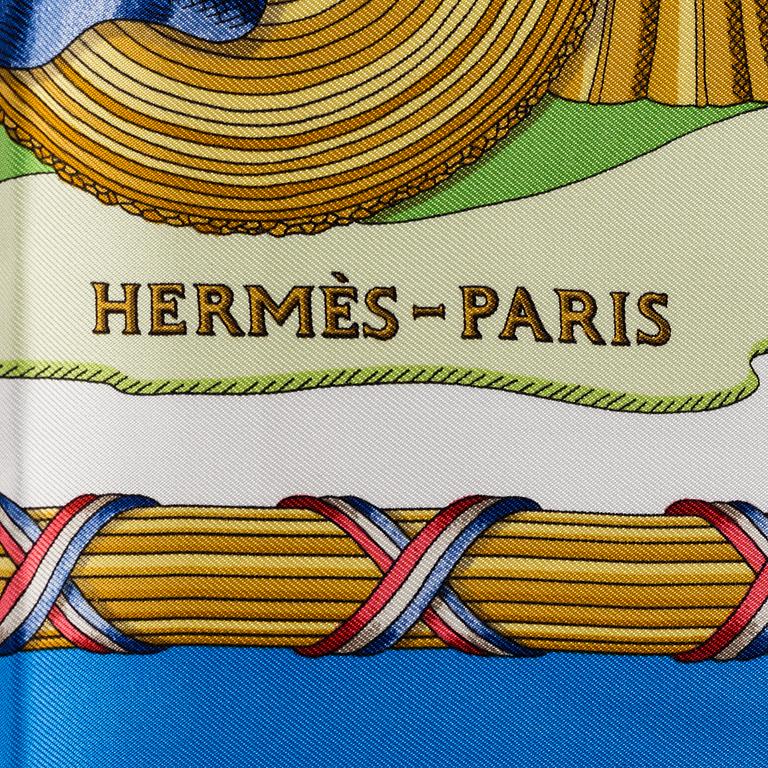 HERMÉS, scarf, '1789 Liberté Égalité Fraternité'.