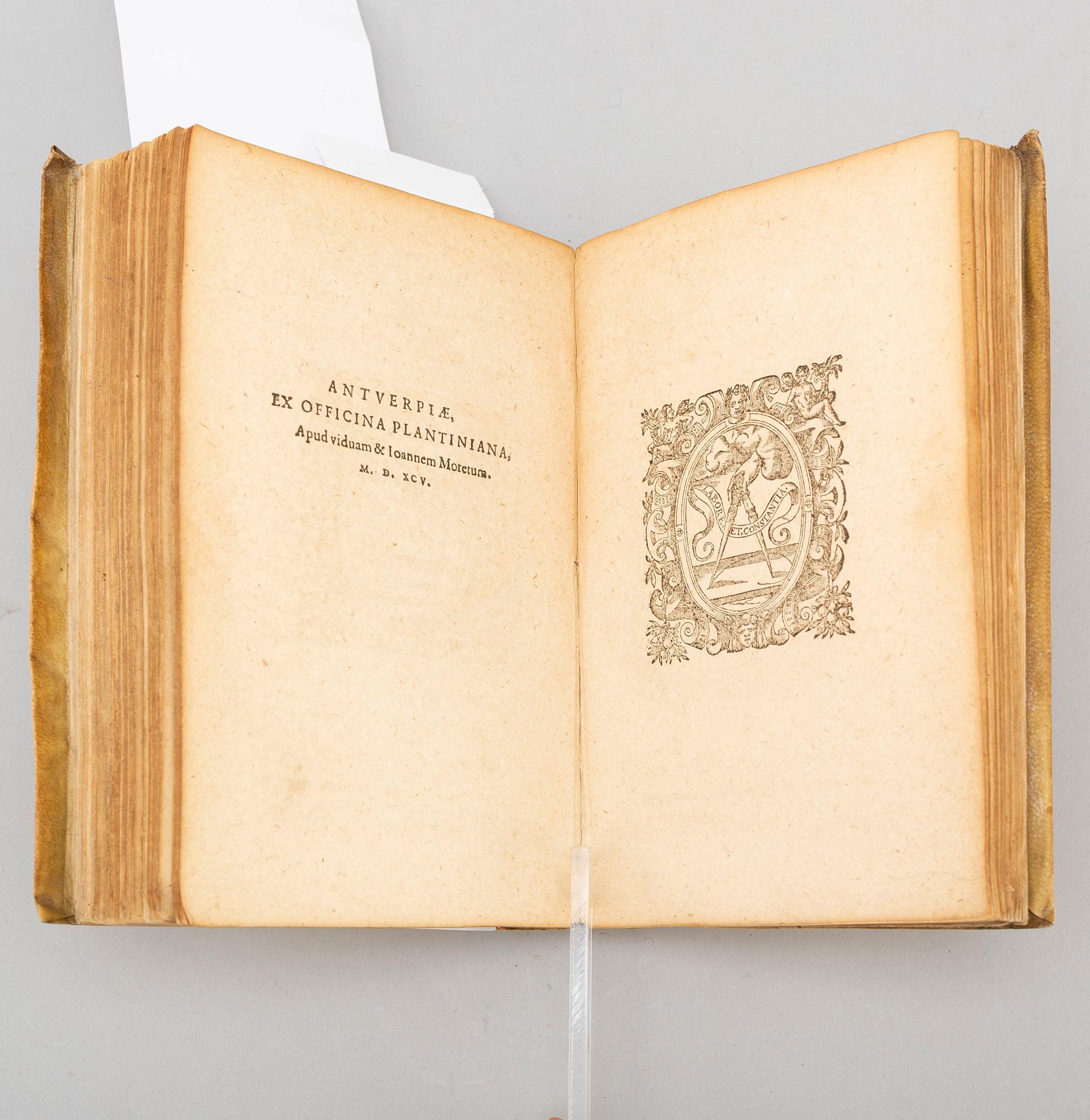 BOOK, The Works of Statius, 1595.