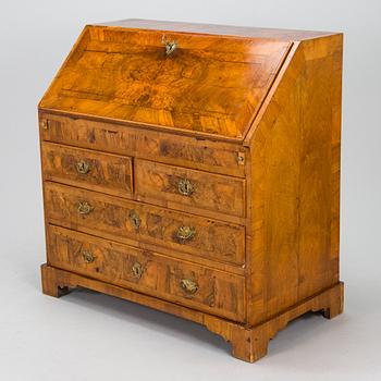 A late Baroque slant-front secretary, 18th century.