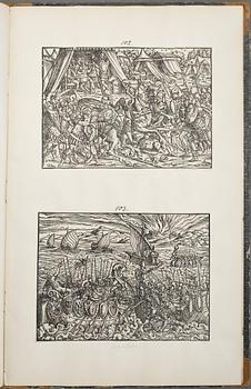 INBUNDEN SAMLING TRÄSNITT, efter Jost Amman, Frankfurt am Main, Tyskland, 1573.