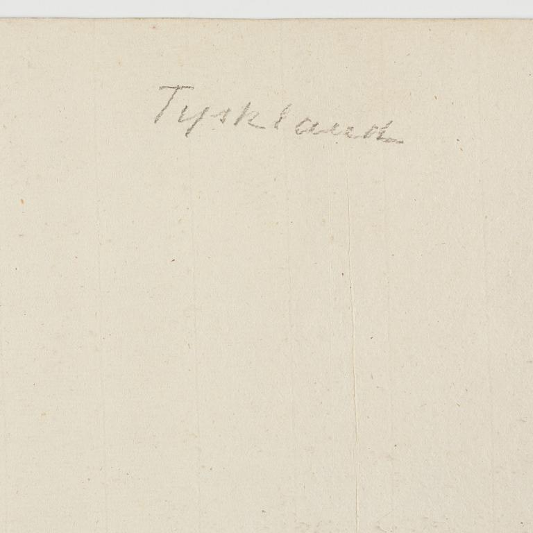 HANS BURGHMAIR, hans krets. Signerad med spegelvänt monogram BH. Tuschlavering, bildyta 19 x 12,5 cm.