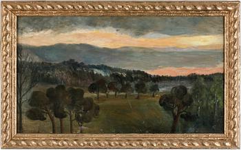 JOHAN ALBIN JERNEMAN, olja på duk, signerad.