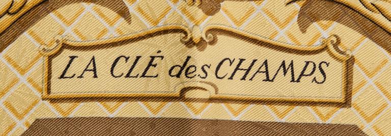 SCARF, "La Clé des Champs", design Françoise Façonnet, Hermés,.
