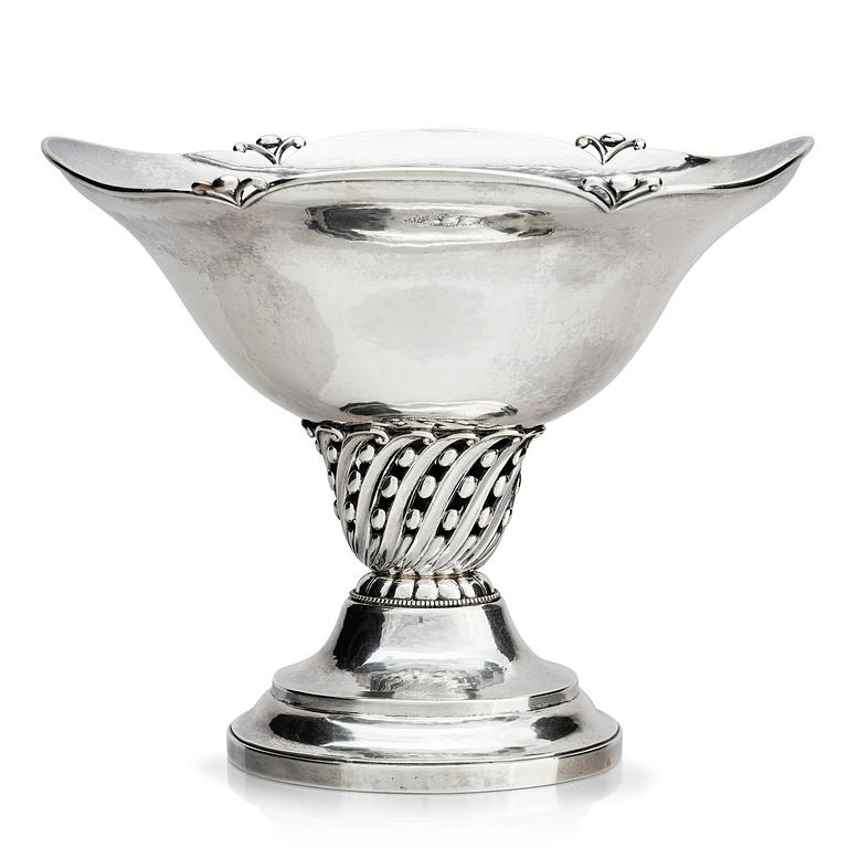 Kay Bojesen, a Danish silver bowl, Swedish Importmarks CG Hallberg 1918.