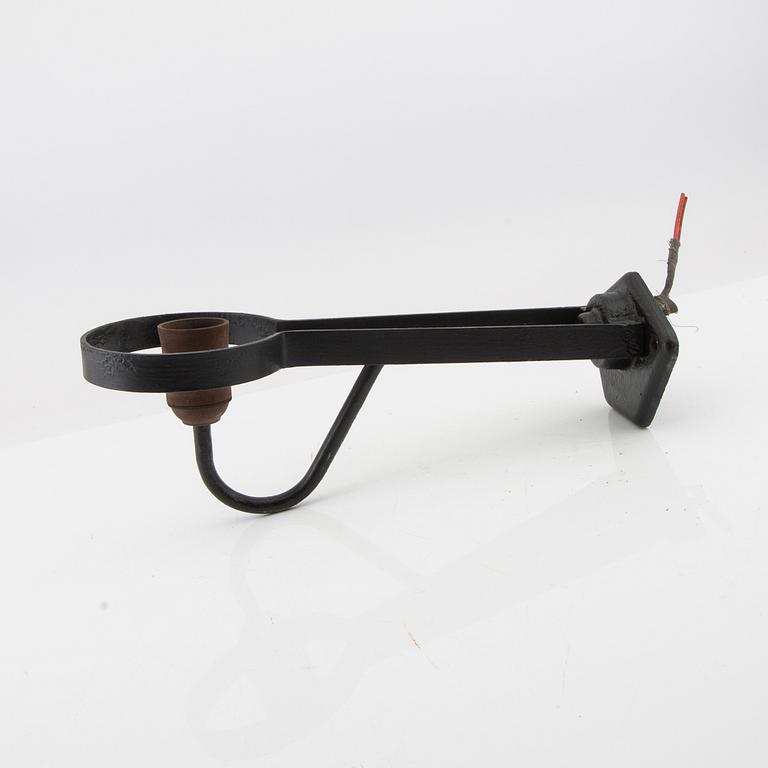 Vägglampor, två st, 1900-talets mitt.