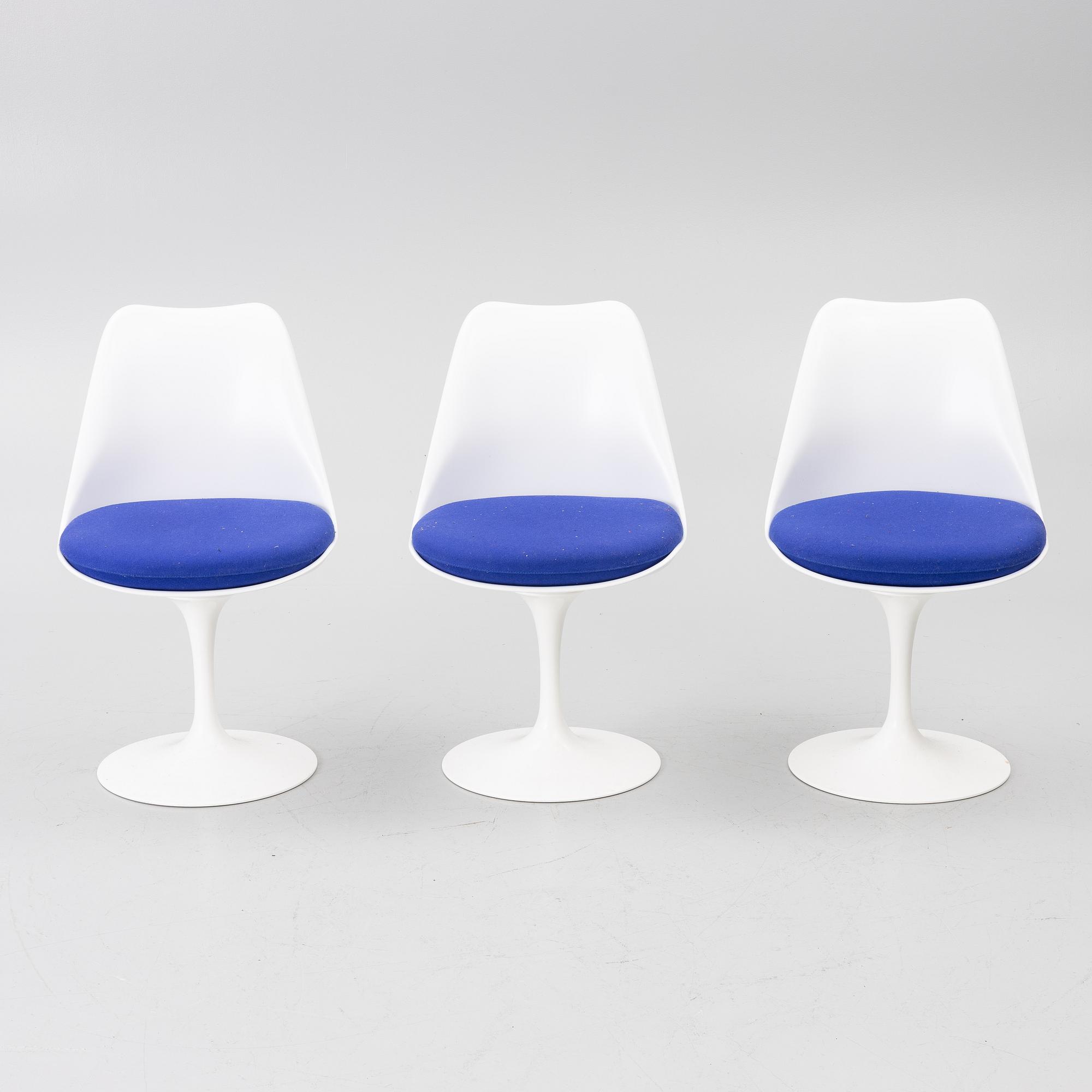 Eero Saarinen, Chairs, “Tulip”, 3, Knoll International.