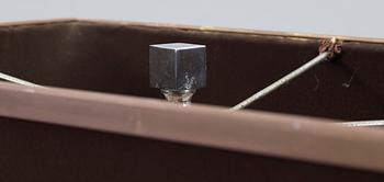 A Romeo Rega polished chrome table lamp, Italy 1970's.