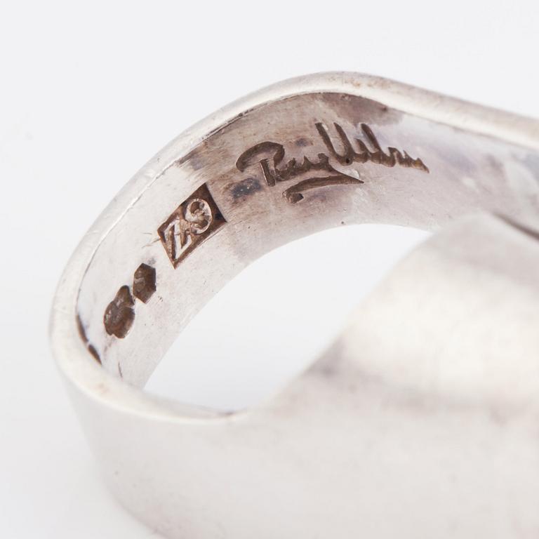 Rey Urban, a sterling silver ring, Stockholm 1975.