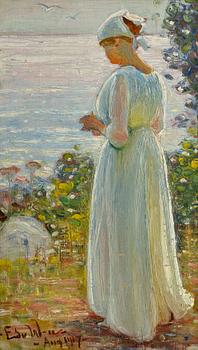 92. Edvard Westman, GIRL ON THE SHORE.