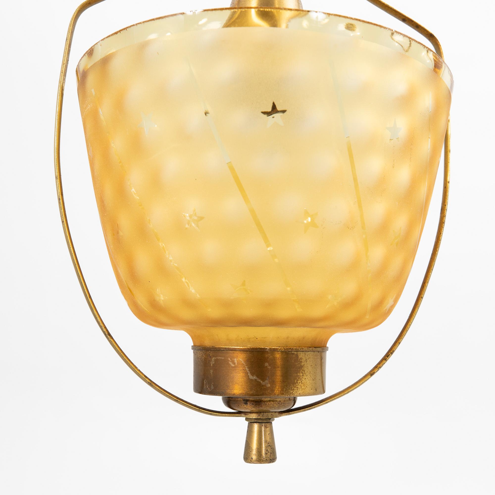 Ceiling lamp, Swedish Modern, 1940s.