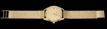 ARMBANDSUR, IWC, International Watch Company, 18k guld, importstämplad, 1900-talets andra hälft. Vikt 76 g.