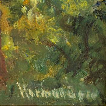 HERMAN LIPOT, oil on canvas, signed.