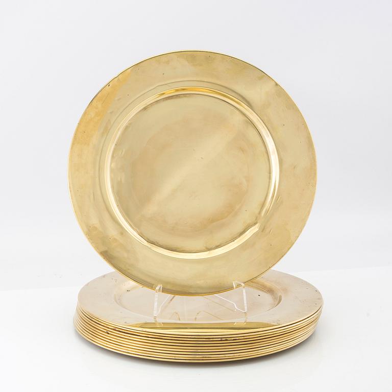 Kuverttallrikar 12 st Stelton Danmark 1900-talets senare del.