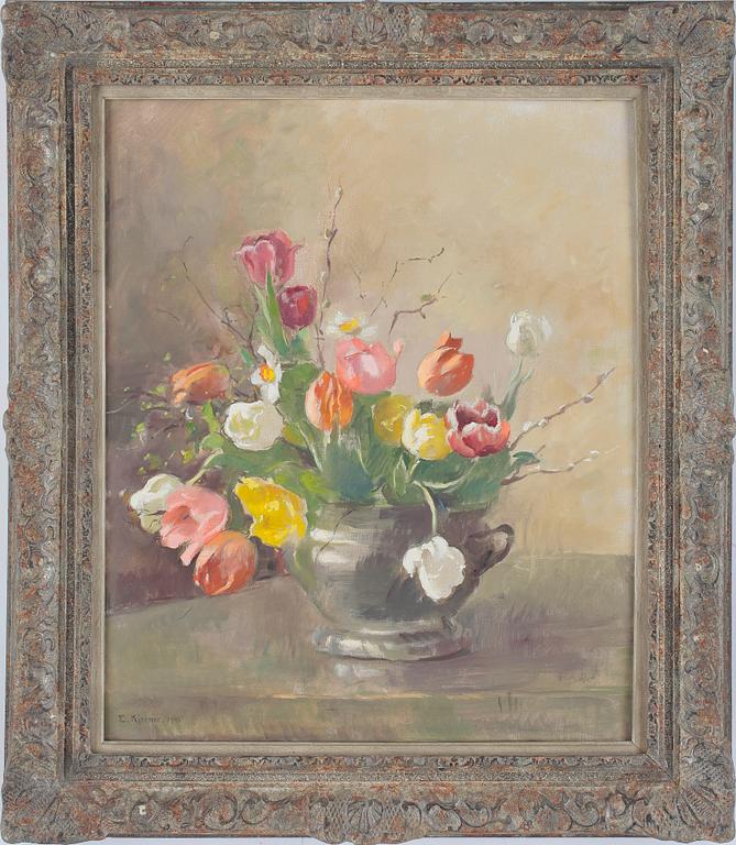 ESTHER KJERNER, olja på duk, signerad o daterad 1945.