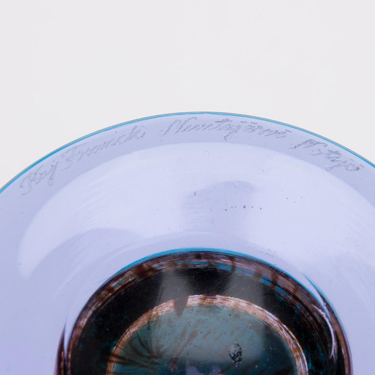 POKAL, glas, signerad Kaj Franck Nuutajärvi, Notsjö. 1970-tal.