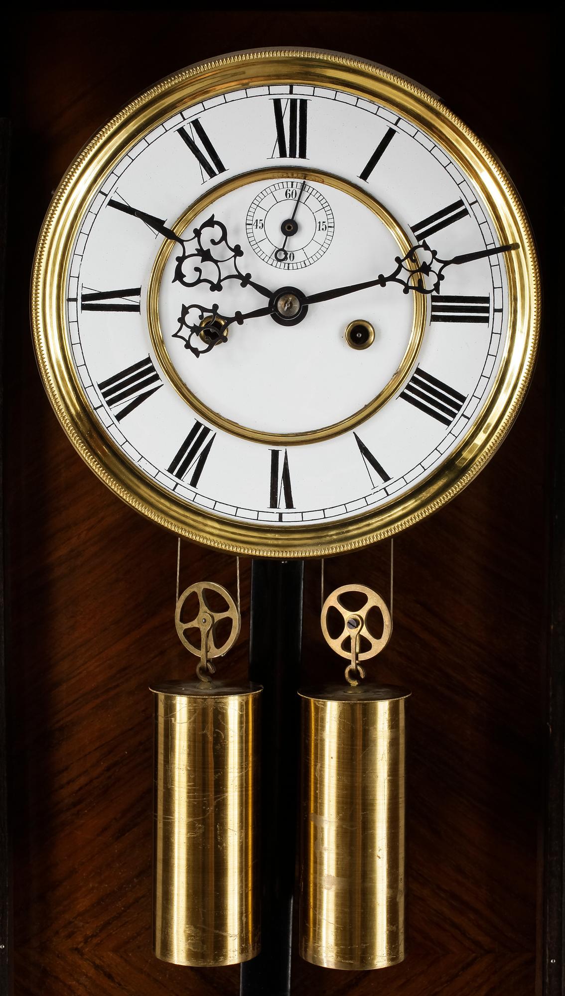 LODREGULATOR, nyrenässans, Gustav Becker, Freiburg, omkring 1900.