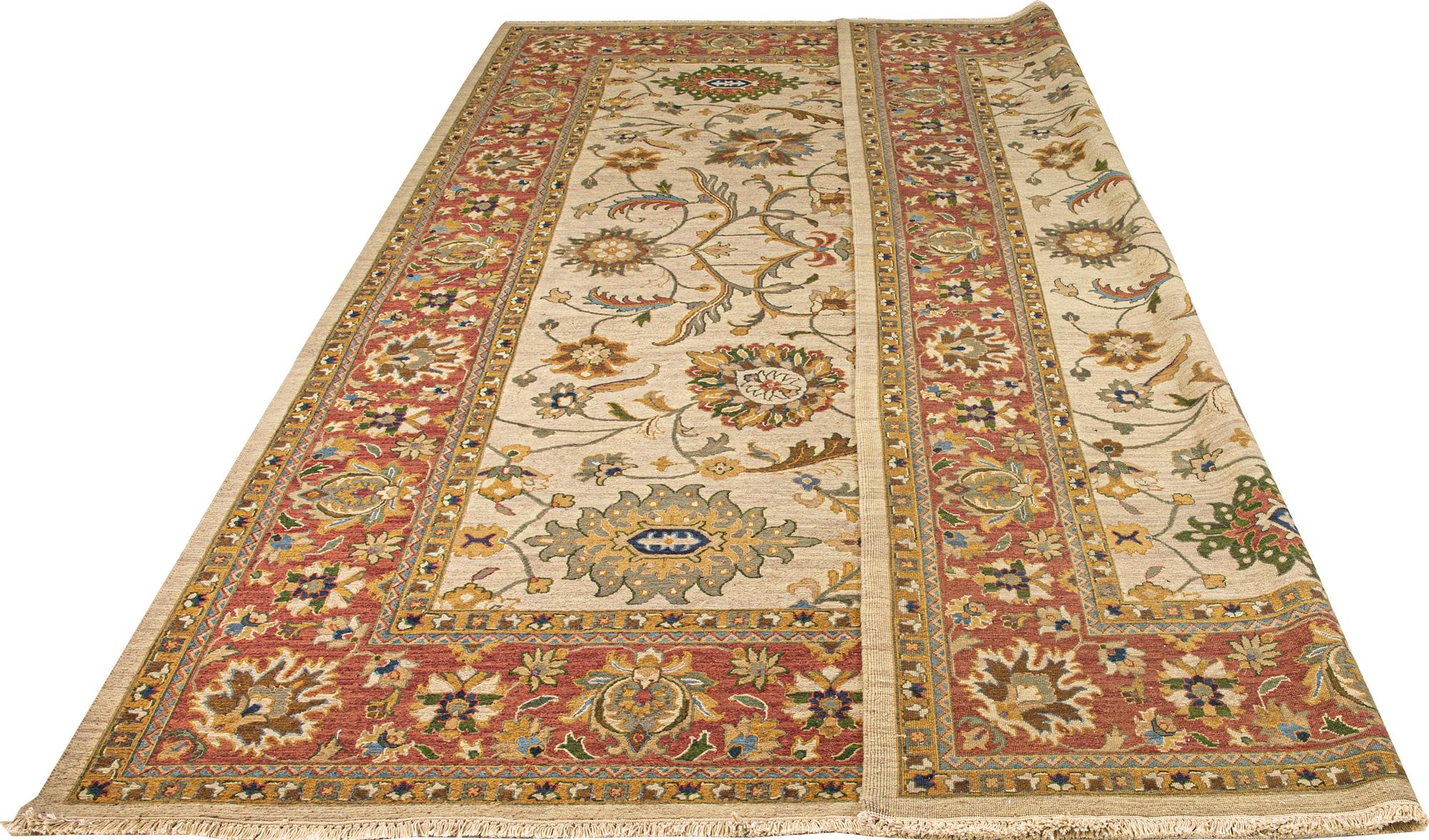 A carpet, Sumak design, ca 367 x 280 cm.