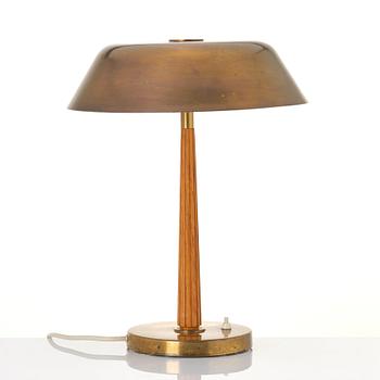 Harald Notini, a table lamp, model '15474', Arvid Böhlmarks lampfabrik, Sweden, 1940s.