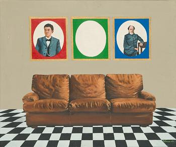 Kari Juhani Tolonen, öljy kankaalle, signeerattu ja päivätty -74.