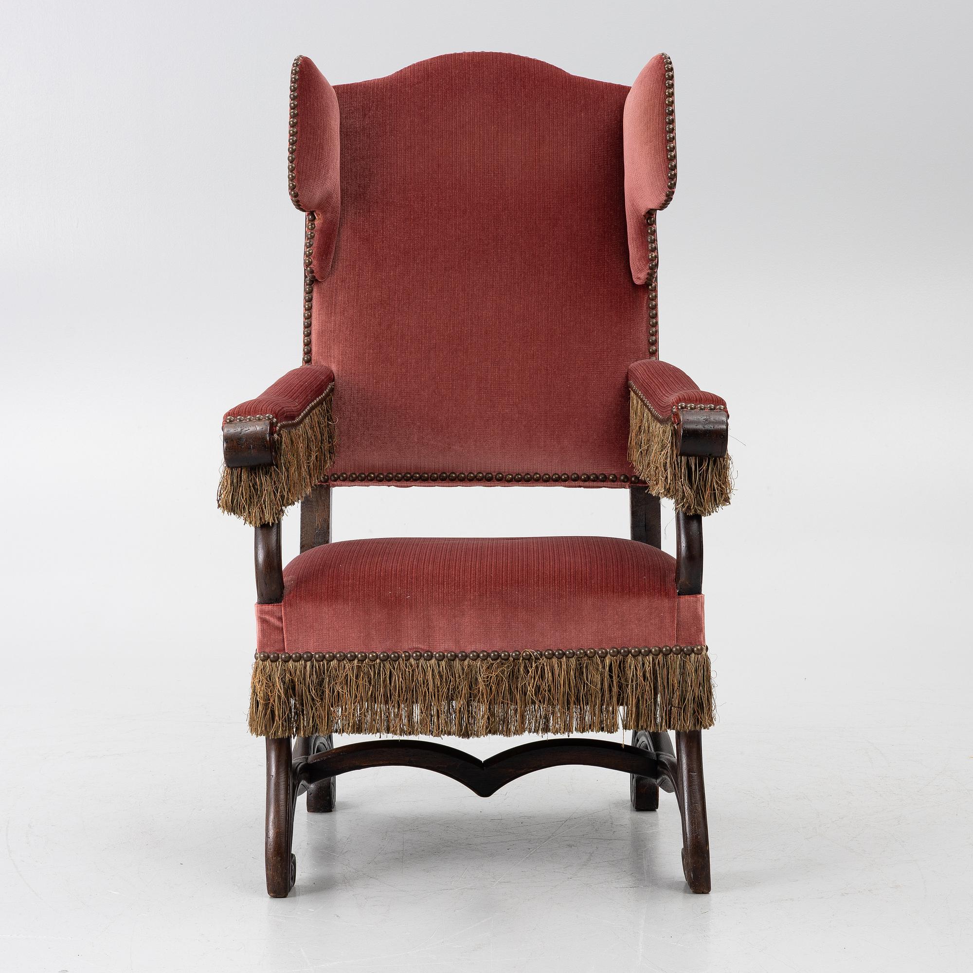 An armchair, 19th century.