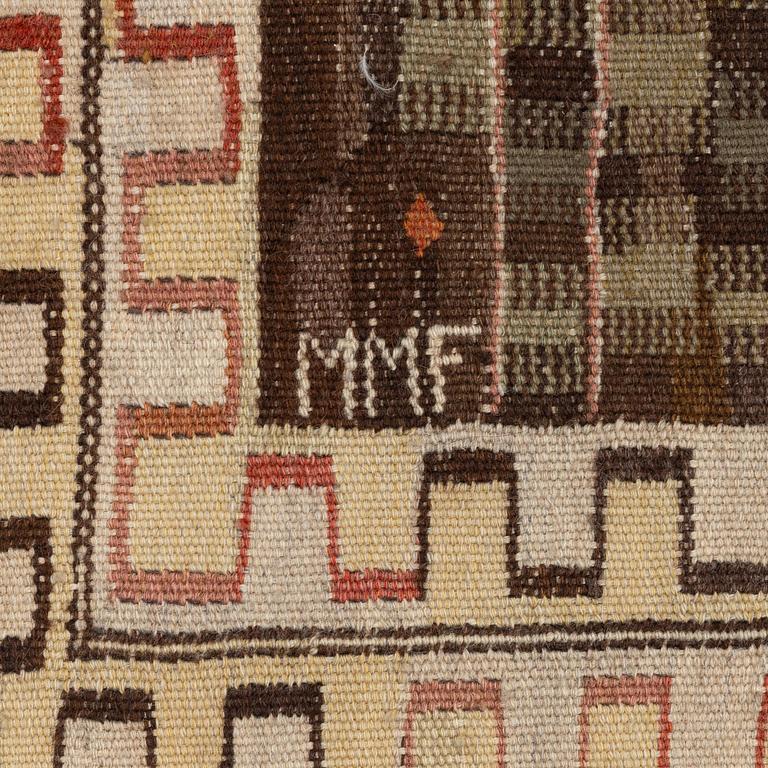 Märta Måås-Fjetterström, a tapestry, 'Juniblommor', tapestry weave, c. 271 x 163 cm, signed MMF.