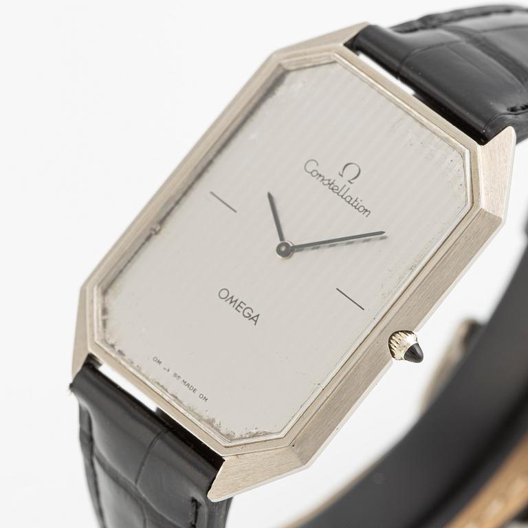 Omega, Constellation, "Andrew Grima, The Time in Style", 30 x 36 mm.