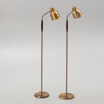 A pair of floor lights, Armaturhantverk, second half of the 20th Century.