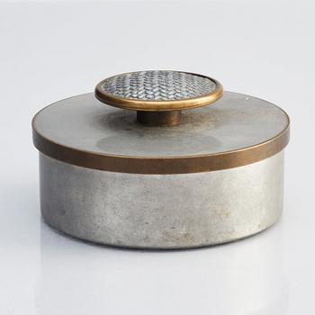 Björn Trägårdh, a pewter and brass box, Svenskt Tenn, Stockholm 1958.