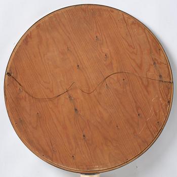 Swedish Modern, a nickel plated wall mirror, 1930s.
