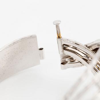 Sterlé, tillskrivet, armband 18K guld med runda briljantslipade diamanter.
