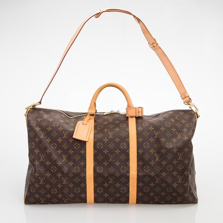 Louis Vuitton, a monogram 'Keepall 60 Bandoulière' Weekendbag.