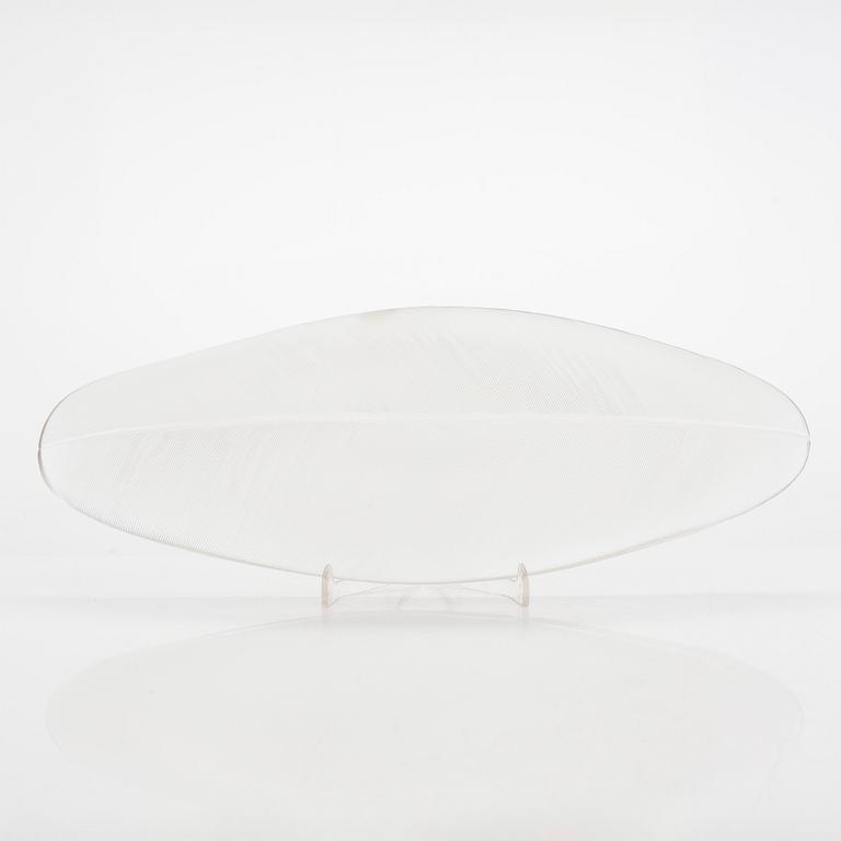 Tapio Wirkkala, konstglas, 3869, "Sulka" (Fjäder), signerad Tapio Wirkkala, Iittala -57.