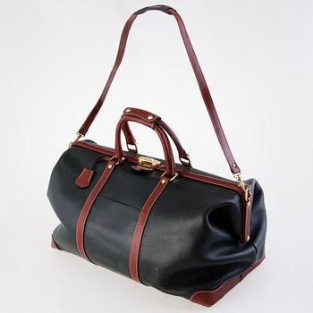 BALLY LEATHER WEEKEND BAG.