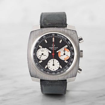 99. CERTINA, Timer, "Tachymetre", chronograph, wristwatch, 38 mm,