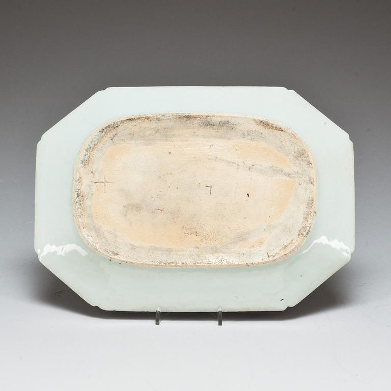STEKFAT, porslin, Kina, 1700-tal.