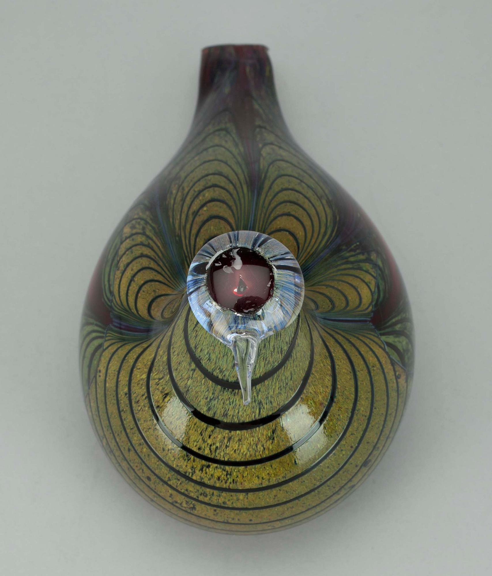 FIGURIN, glas, sign. Oiva Toikka, Notsjö, 1900-talets senare hälft.