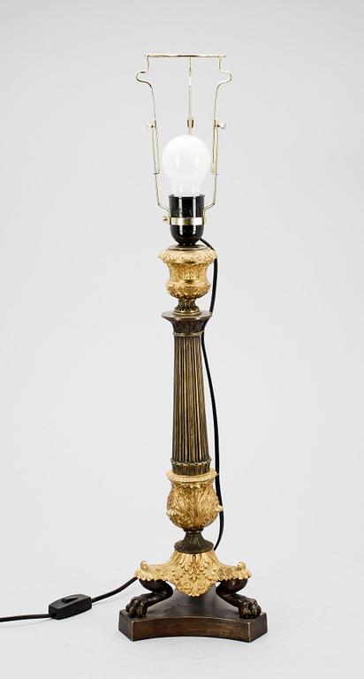 BORDSLAMPA, empirstil, 1800/1900-tal.