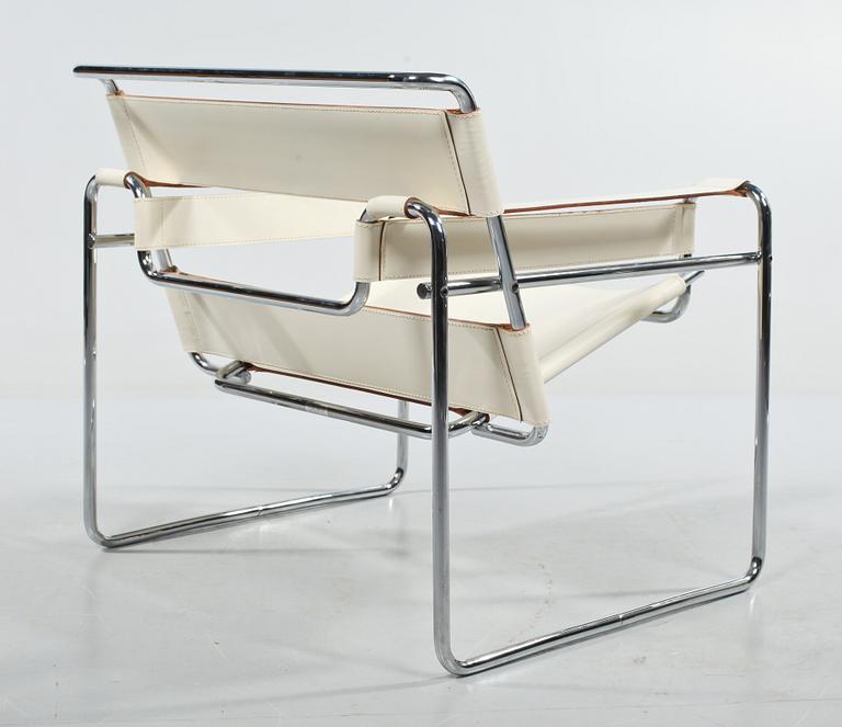 FÅTÖLJ, "Wassily", Marcel Breuer, Gavina, Made in italy, 1980-tal.