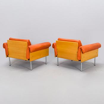 Yrjö Kukkapuro, A pair of late 1970s armchairs, 'Ateljee', made to order for Haimi.
