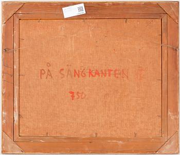 ERIC HALLSTRÖM, olja på pannå, signerad.