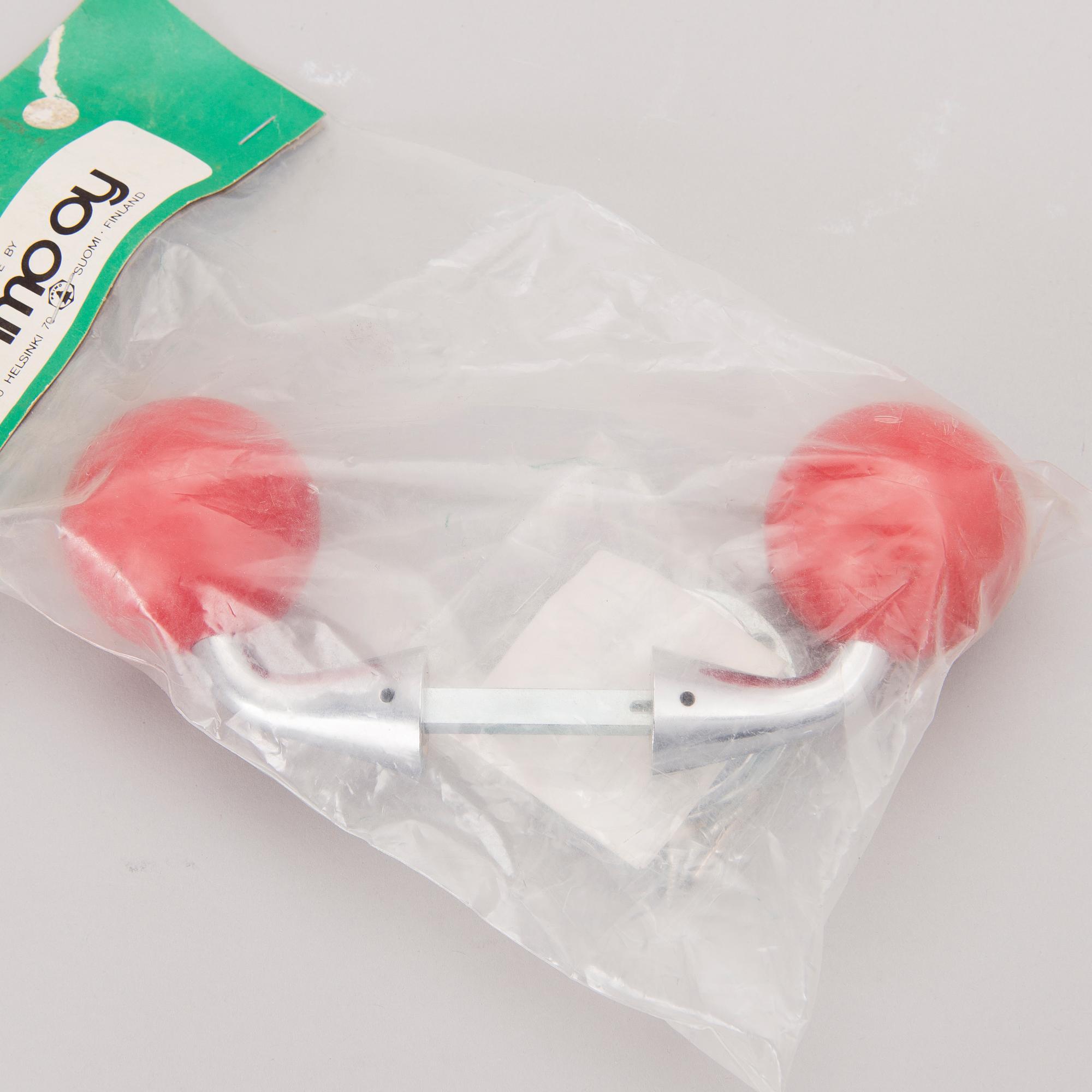 DOOR KNOBS, 4 pairs, manufactured by Primo Oy, Finland, 1960/1970s.