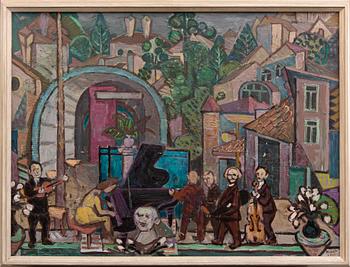 Ildefons Houwalt, oil on canvas signed and dated 1960.