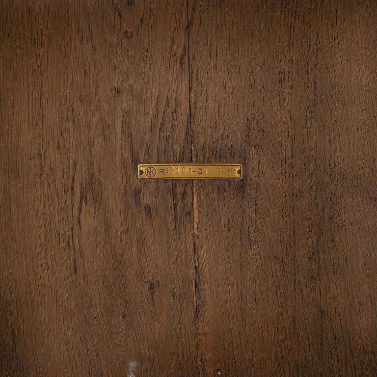 A small Baroque style oak chest, Nordiska Kompaniet, Stockholm, 1936.