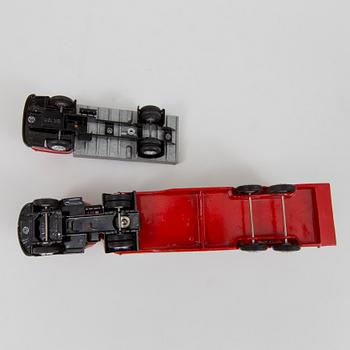 Two Tekno Volvo trucks Denmark 1960s.