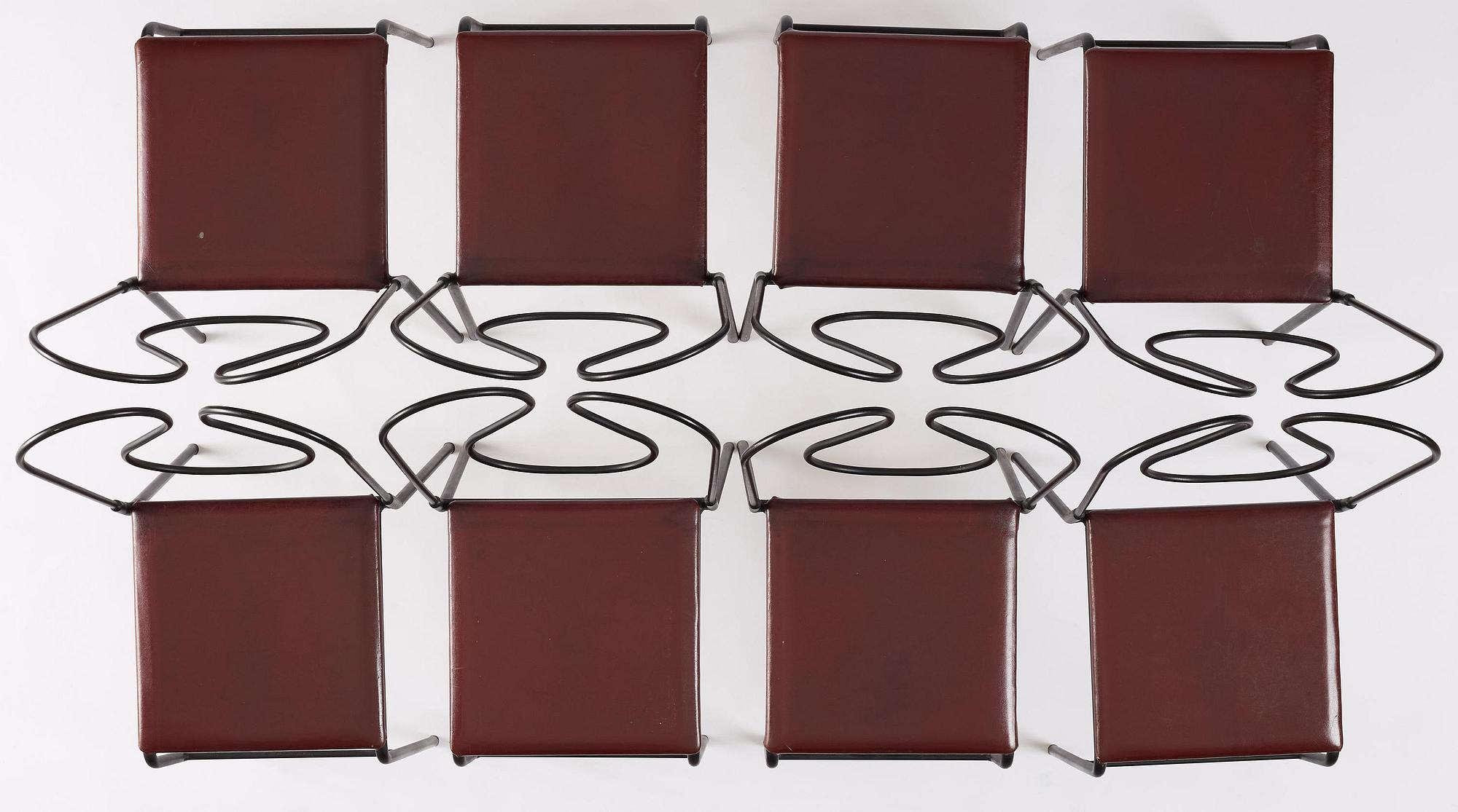 Jonas Bohlin, a set of eight "Liv" chairs, Jonas Bohlin Design AB, Stockholm, post 1997.