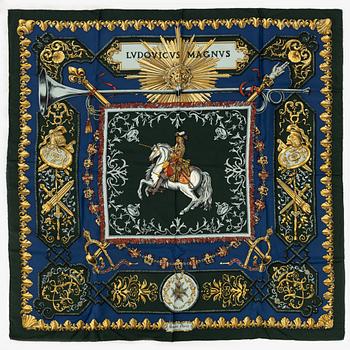 Hermès, scarf "Ludovicus Magnus".