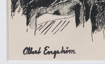 ENGSTRÖM, ALBERT. Tusch. Sign.