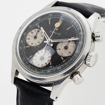 ZENITH, chronograph, wristwatch, 38 mm.