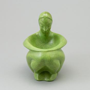 GÉZA GORKA, a ceranmic sculpture from Nógrádveröce, Hungary, 1930's.