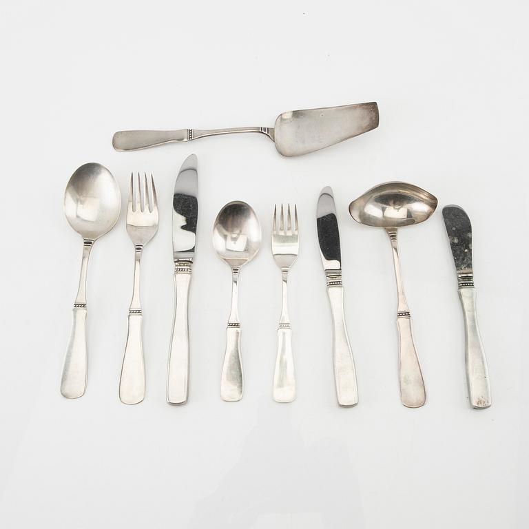 Bestick "Uppsala" ca 72 dlr silver MGAB Linköping 1970-tal.